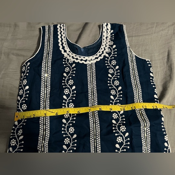 Brand new cotton chikankari salwar suit with dupatta for toddler - Picture 3 of 5